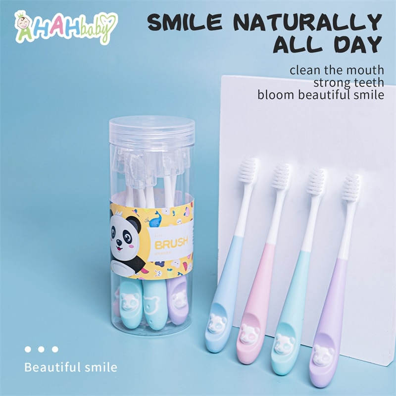 Children Toothbrush Soft Bristles Teeth Brush Baby Toothbrush for 1-12Y Teeth Oral Care Cleaning Cute Anti-slip Handle 6pc/set
