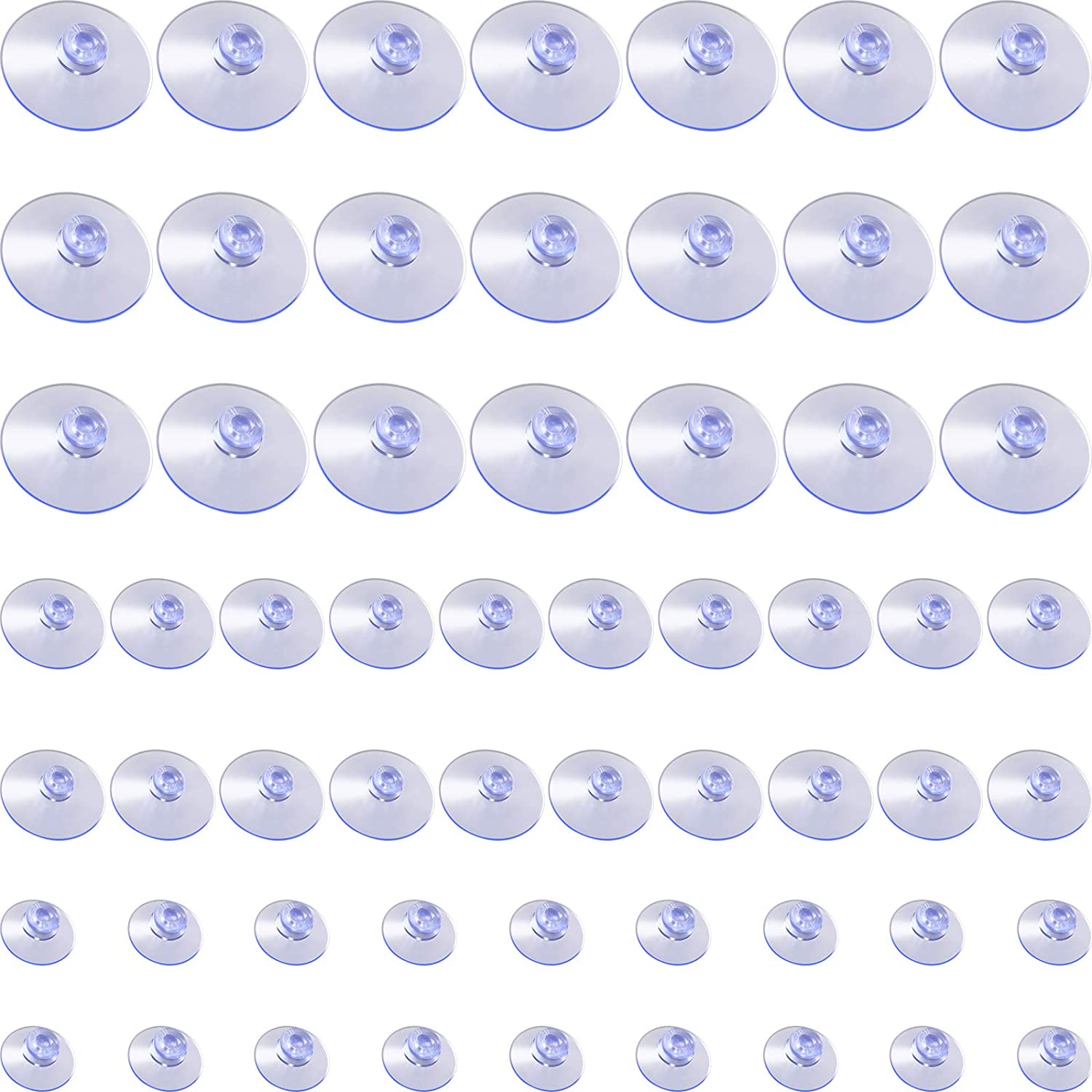 20/30/45mm Mushroom Head Sucker PVC Fish Tank Transparent Glass Sucker Perforated Clear Suction Cups Window Decor Wedding Car