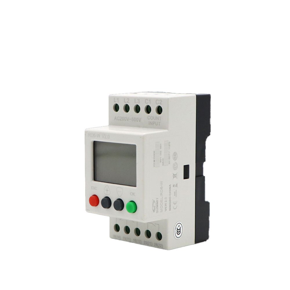 AC DC adjustable Over and Under Voltage Protector single Phase Din rail Voltage Monitoring Protection Relay