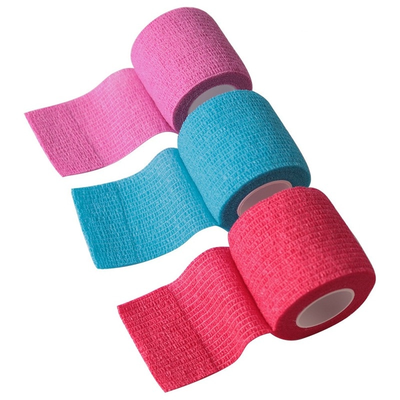 1 Roll Children Adult Bandages Elastic Gauze Wound Tape Adhesive Patch Pet Non-woven First Aid Gauze Bandage Wound Heal Tape