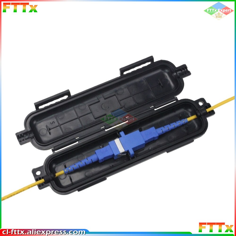 Fiber protective box FTTH Drop cable waterproof protection box tube 10pcs Heat shrinkable tube