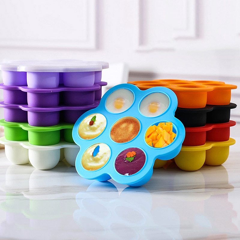 Baby Food Container Infant Fruit Breast Milk Storage Box Freezer Tray Crisper Food Box Storage Formula Dispenser