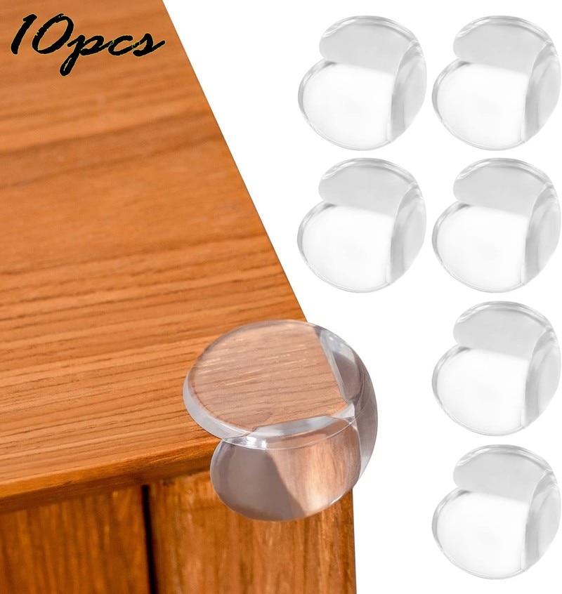10pcs Baby Corner Edges Protectors Guards Furniture Edge Protector for Babies & Kids Safety Guards & Cushions for Table 