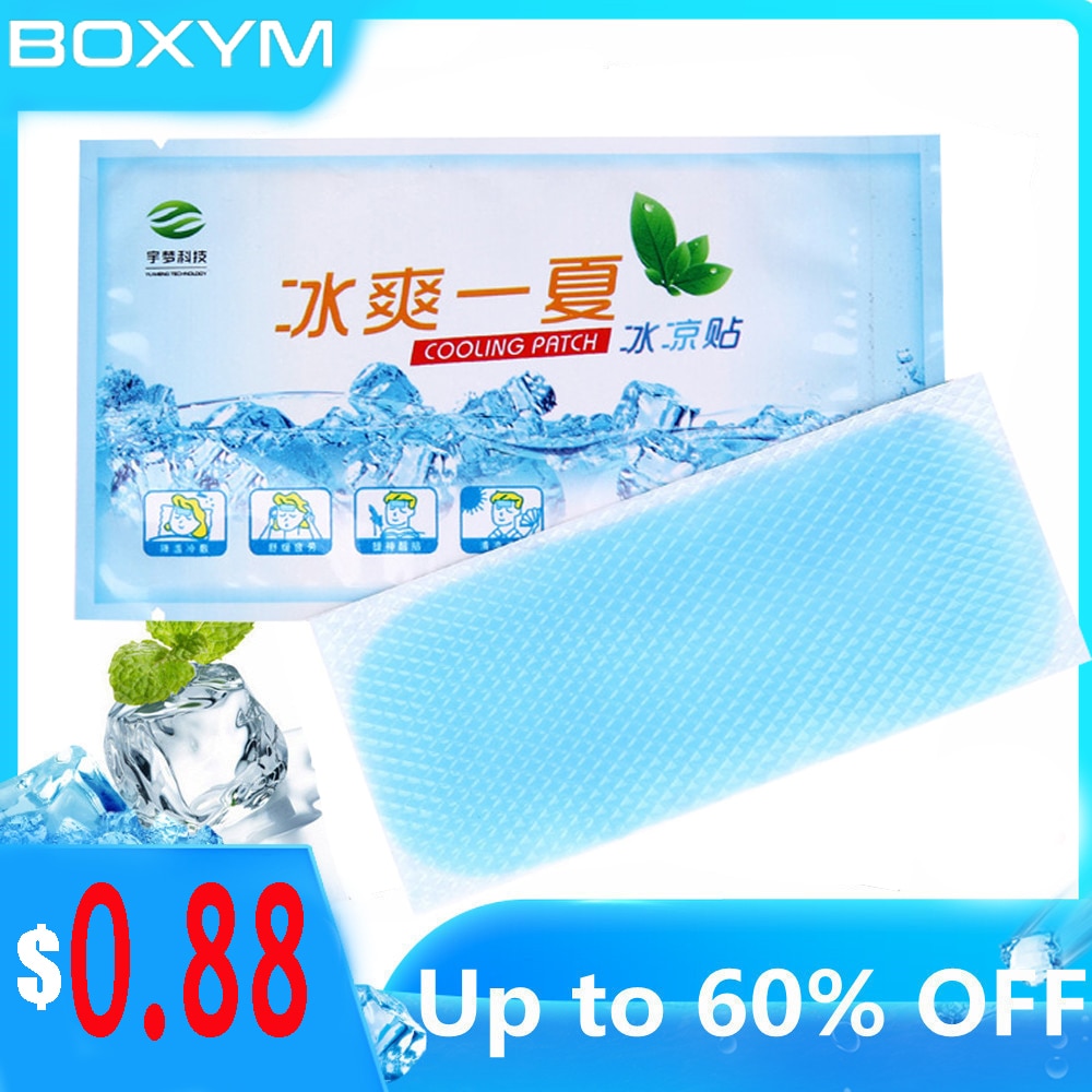 Cooling Patch Kids Summer Outdoors Baby Fever Patch Headache 냉각패치 Pad Lower Temperature Ice Gel Package