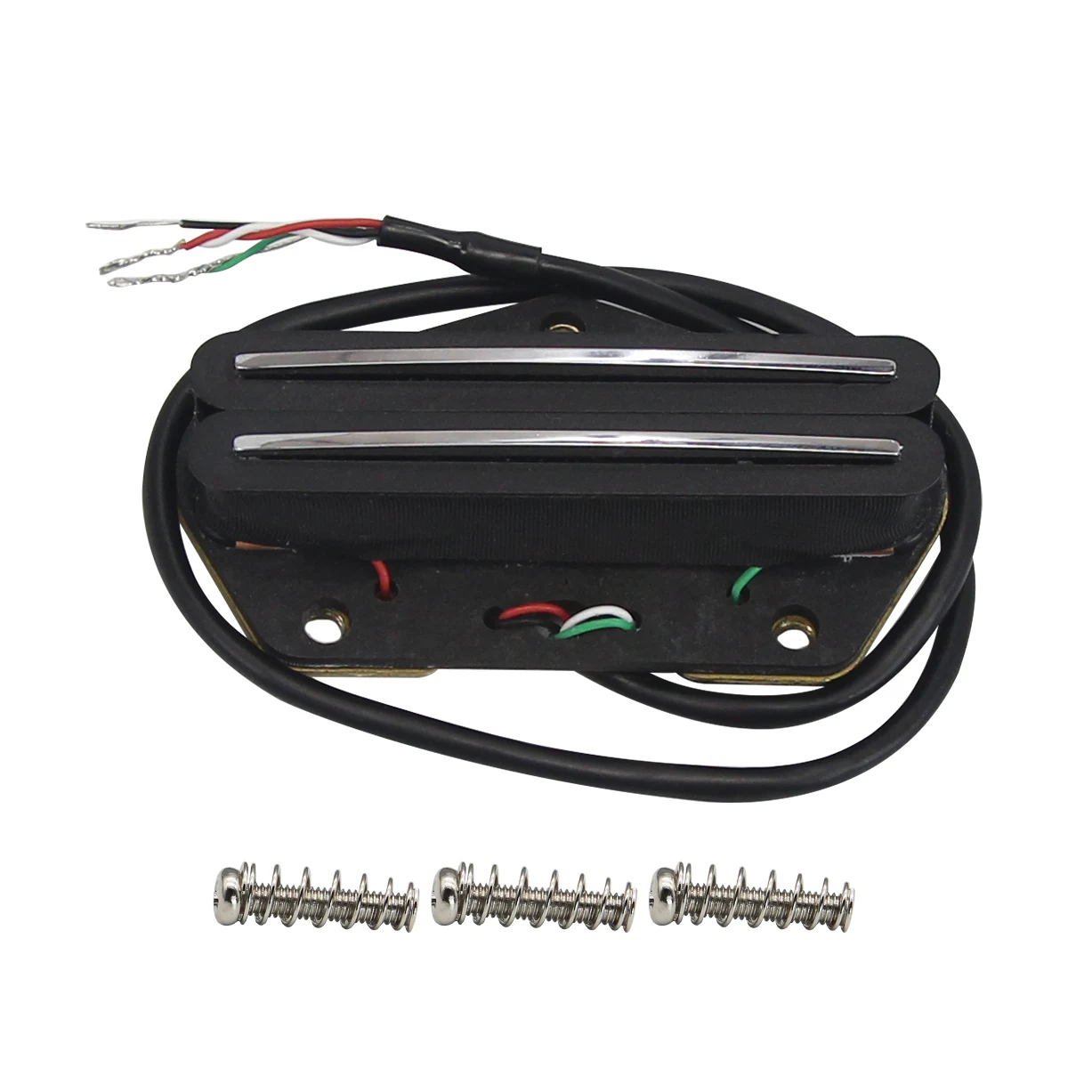 FLEOR Alnico V Dual  Rails Pickup Guitar Humbucker Bridge Pickup fit for TL Guitar 6K/9K/12K Option