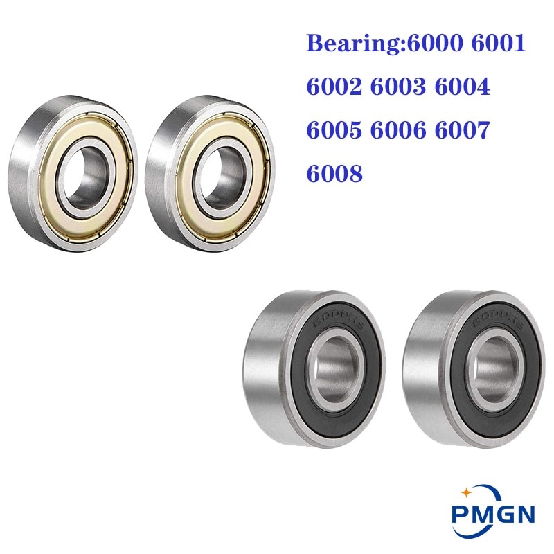 2pcs/packed Bearing 6000 6001 6002 6003 6004 6005 6006 6007 6008 Rs 2rs Zz 2z High Quality Deep Groove Ball Bearings