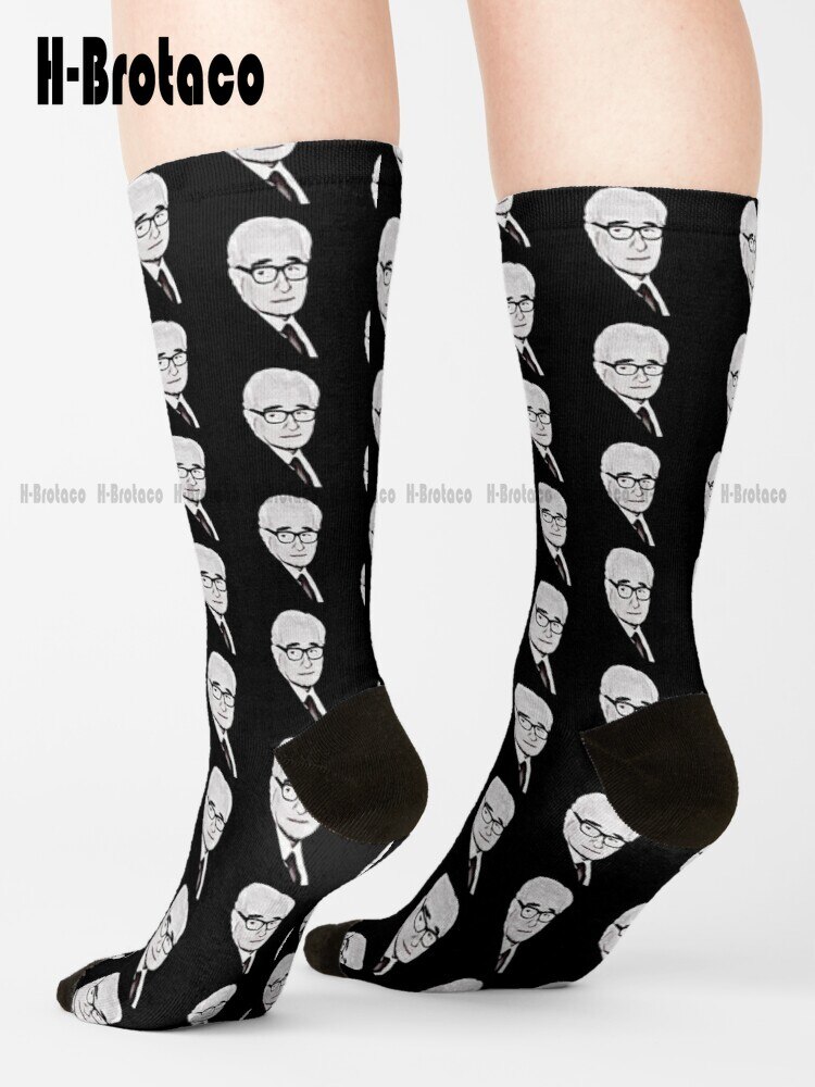 Martin Scorsese Socks Girls Socks Ladies Sports Custom Gift Harajuku Retro Cartoon Teen Youth Socks 360° Digital Print Casual