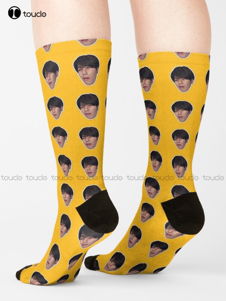 Meme Taemin Socks Fun Socks For Men Cute Pattern Funny Autumn Best Cartoon Street Skateboard Socks Christmas Gift Fashion New