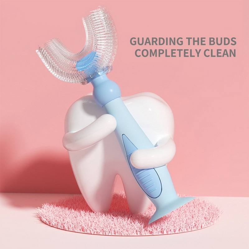 Baby U Shape Toothbrush For Babies 360 Degree Teeth Clean Soft Fur Food Grade Material Children Toothbrush Kids Supplies Daily