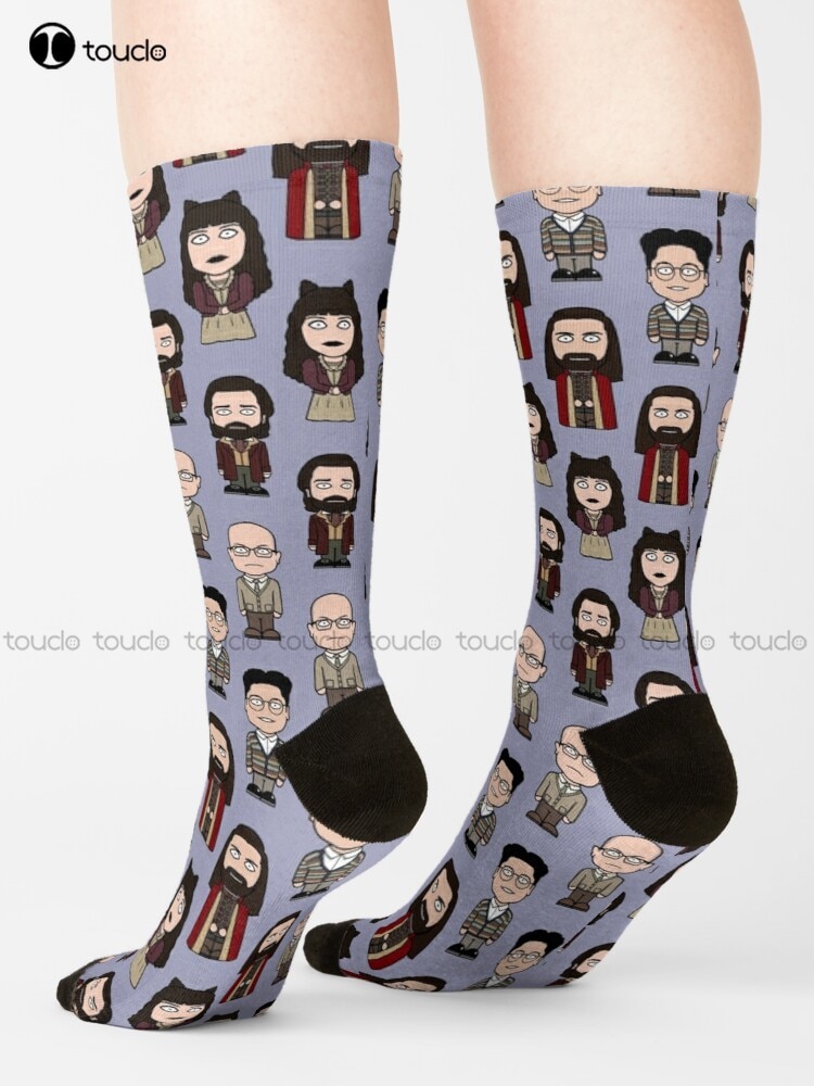 Team What We Do In The Shadows Socks Slipper Socks For Women Funny Art Harajuku Streetwear Colorful Cartoon Socks Christmas Gift
