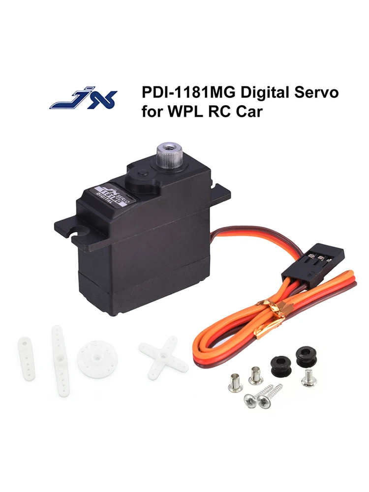 JX Servo PDI-1181MG 18g 3.5KG Digital  Servo Metal Gear for WLtoys 144001 WPL RC Car B1/16 B24 C14