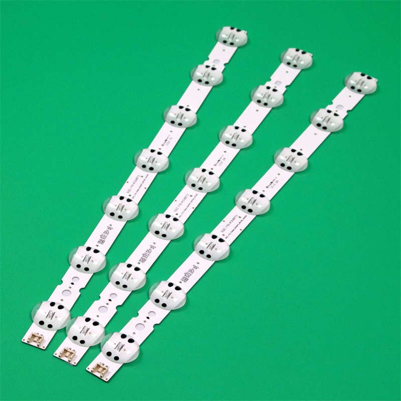 3PCS New LED TV Illumination Bars For LG 43UN74003LB 43UN74006LB 43UP75003LF 43UP75006LF 43UP7500PLA 43UM7490PLC Backlight Strip