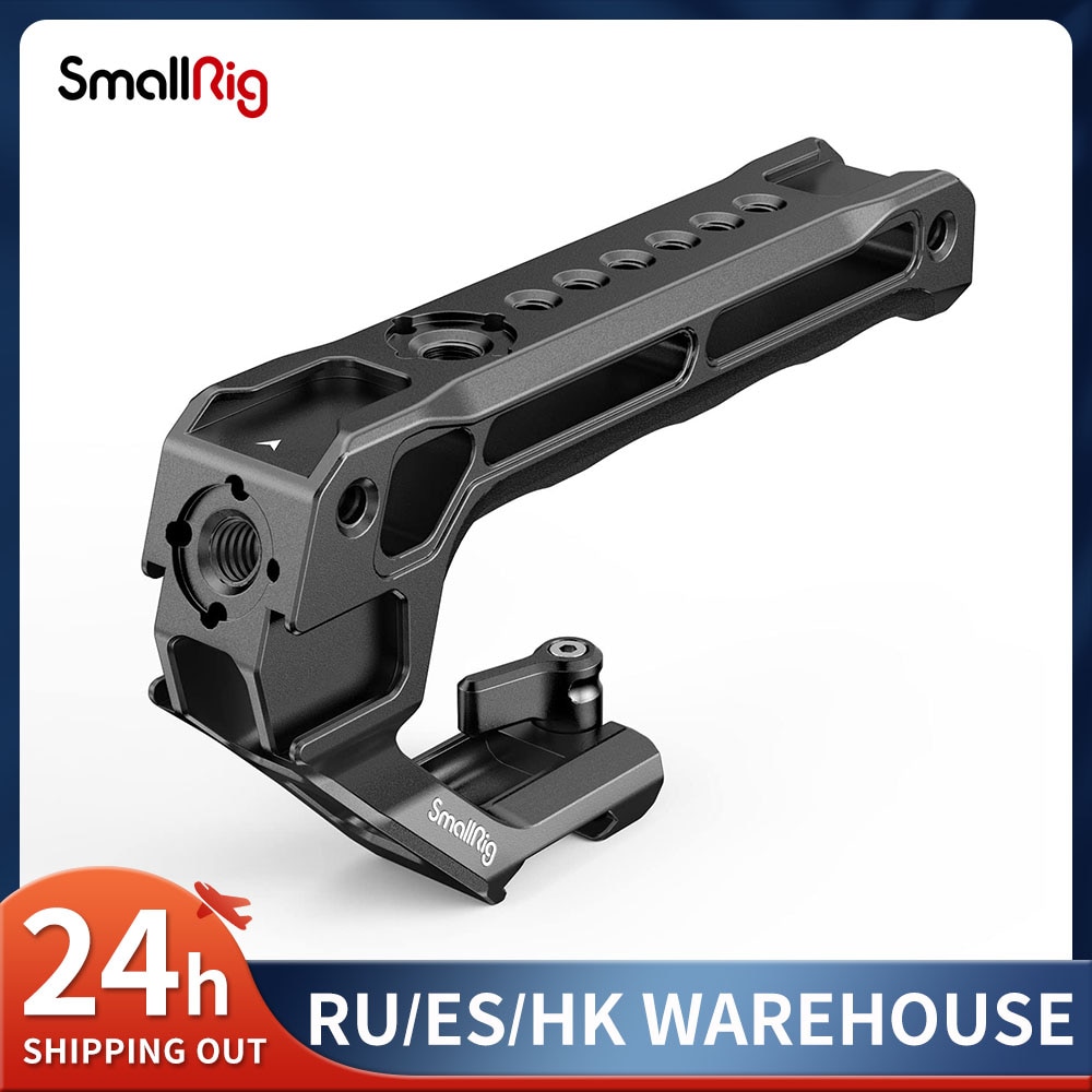 SmallRig NATO Top Handle Lite with Cold Shoe Portable Camera Handle for Shoot Fit Sony Canon Nikon Camera Cage 3766