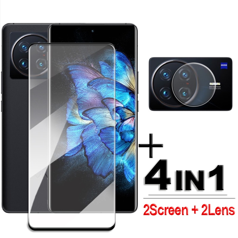 For Vivo X Note Glass 3D Full Cover Curved Screen Protector For Vivo X Note Tempered Glass Vivo X Note Camera lens Film 7.0 inch