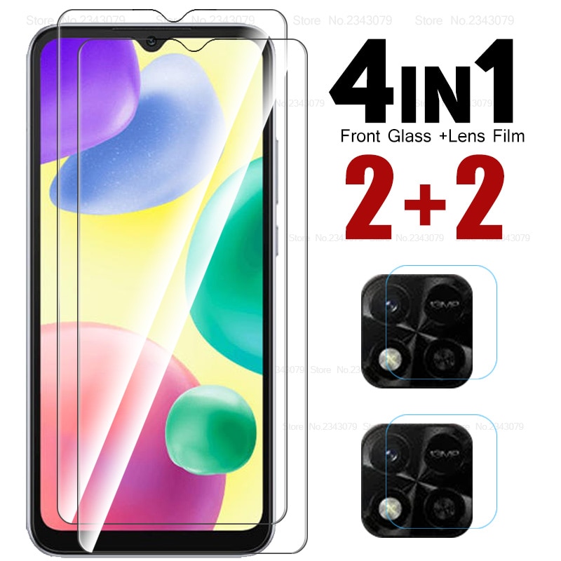 4in1 for xiaomi redmi 10a protective glass for xiaomi redmi 10a redmy 10 a redmi10a 2022 screen protector glass films