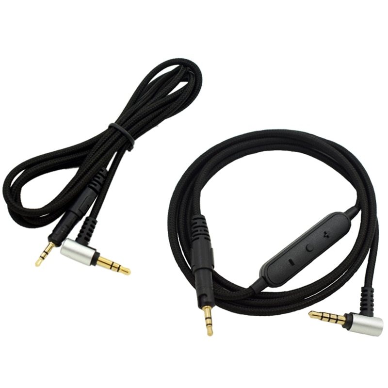 2 Pcs Replacement Audio Cable For Audio-Technica ATH-M50X M40X Headphones Fits Many Headphones