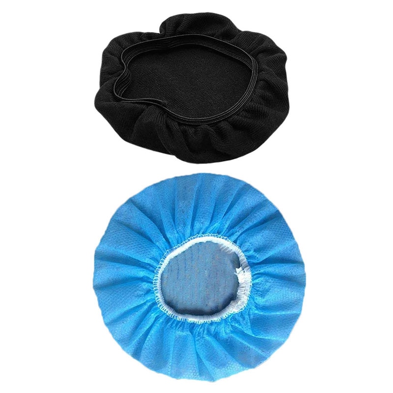 Flex Fabric Headphone Earpad Covers With 100 Pcs Disposable Hygienic Sanitary Earpads Ear Pads
