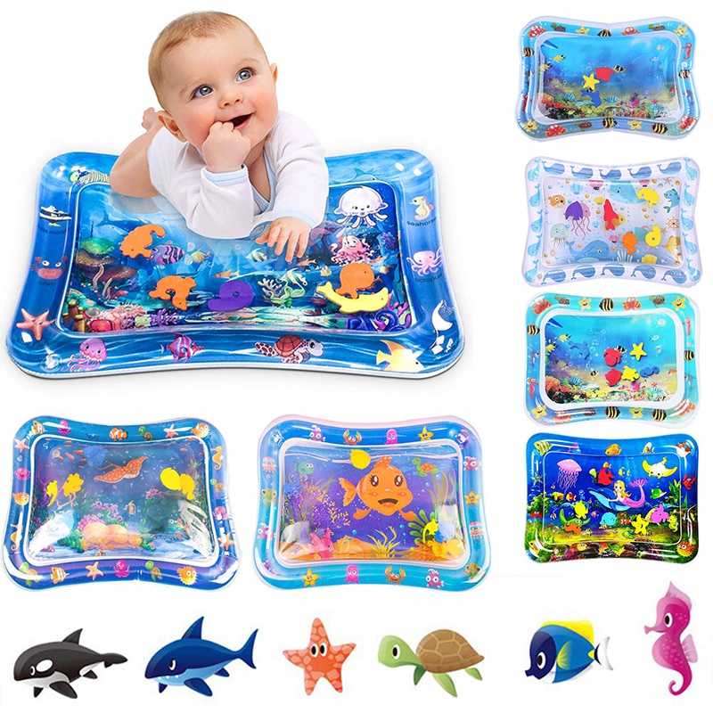 Baby Water Mat Inflatable Cushion Infant Toddler Water Play Mat for Children Early Education Developing Baby Toy Summer Toys