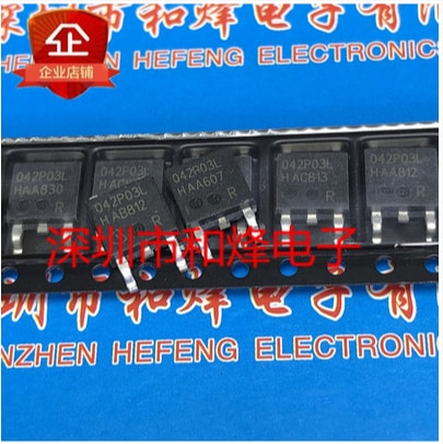 Free shipping 100PCS 042P03L IPD042P03L3G TO-252 30V 70A