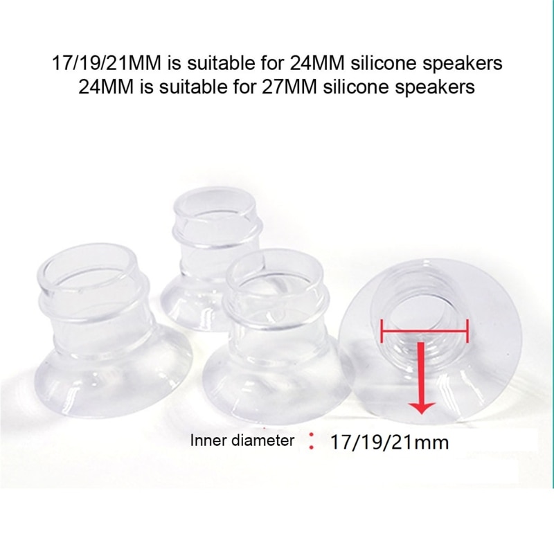1 Pc 17/19/21mm Funnel Inserts for Breast Pump Horn Diameter Converter Wearable Breast Pump Diameter Reduction Horn Cover
