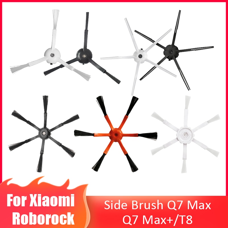 Main Side Brush Replacement For Roborock S6/ S5Max / S6 Pure / S7 / Q7 Max / Max+ / T8 Robot Vacuum Cleaner Spare Parts