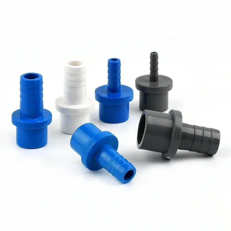 4~10Pcs 20~32mm to 5/8/10/12/14/16/18/20/25mm PVC Hose Quick Connector Hard Tube Plastic Pagoda