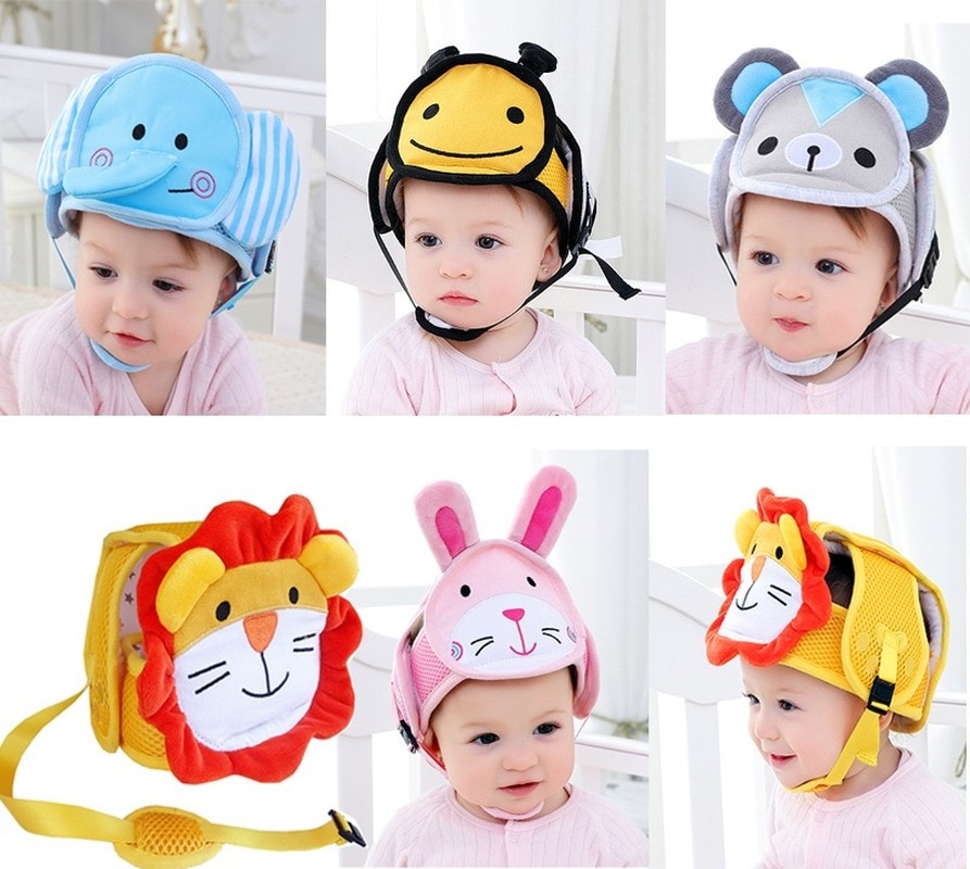 Baby Safety Helmet Head Protection Headgear Toddler Anti-fall Pad Children Learn To Walk Crash Cap Baby Safety Baby Accessories