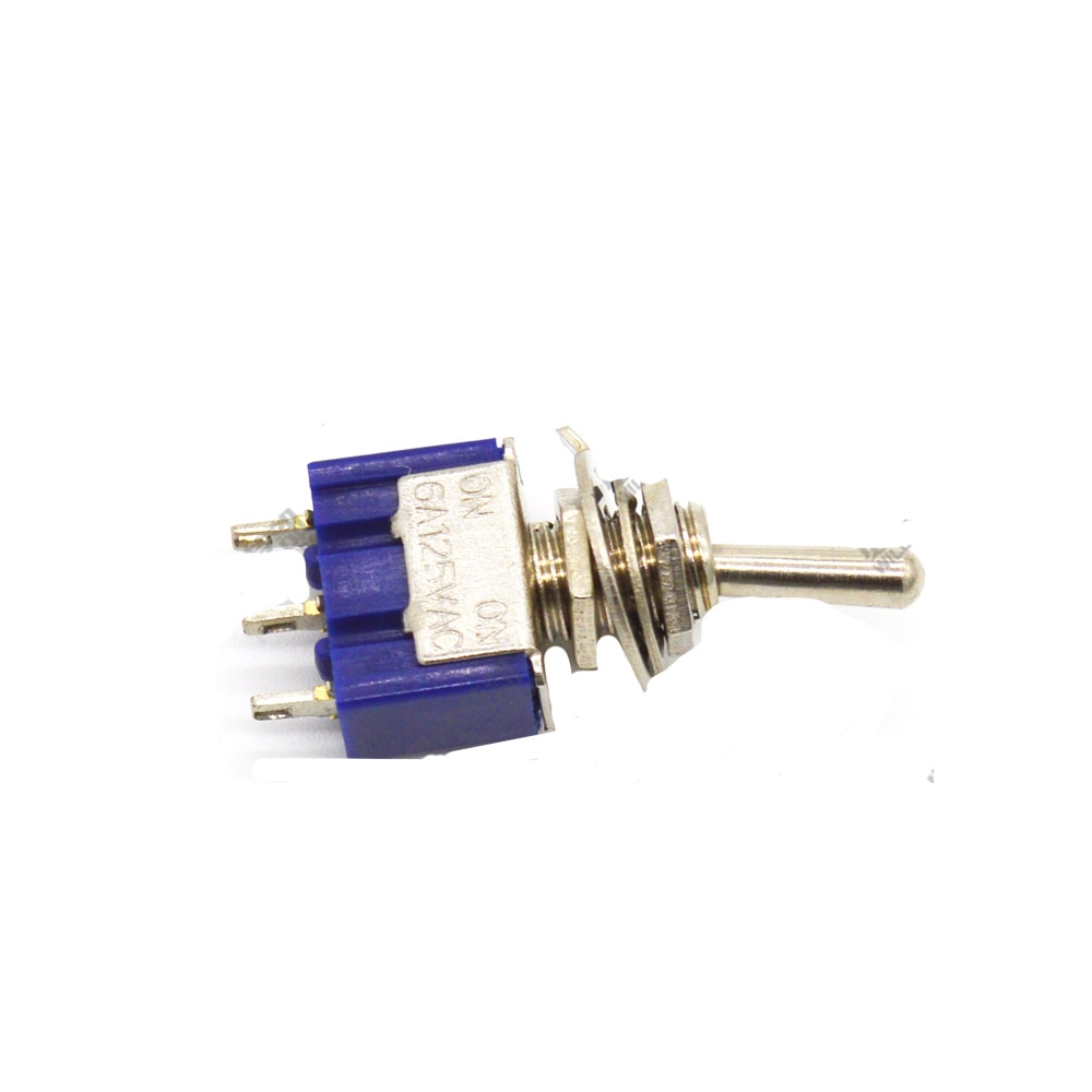 50PCS Toggle switch toggle switch MTS102 3A / 250V 6A / 125V single 3 feet 2 files