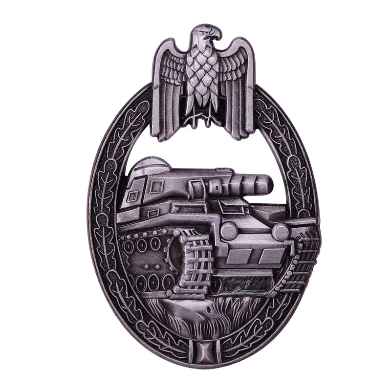 German Armored Tank Enamel Pins Military Brooches Metal Medal Eagle Badges Pin Backpack Accessories