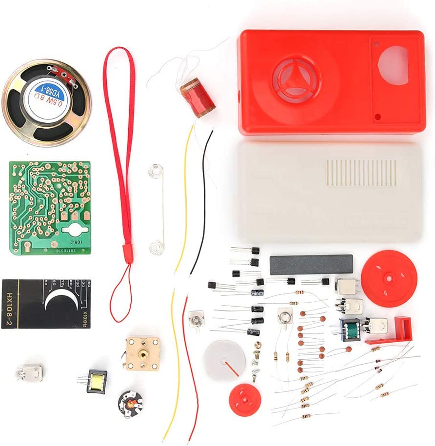 1 Set 7 Tube AM Radio Electronic DIY Kit Electronic Learning Kit HX108-2