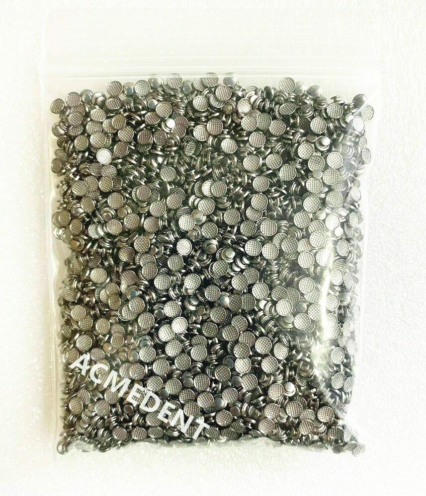 Dental Orthodontic Lingual Button Bondable Round Mesh Base Bond Bonding Adhesive