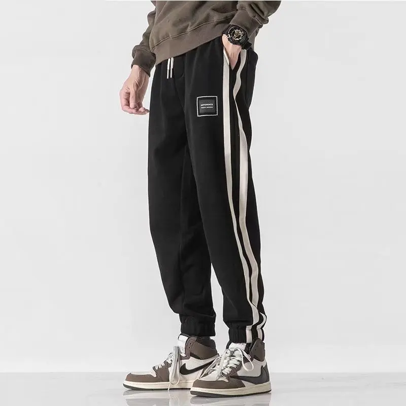Side Striped Casual Pants Mens Joggers Casual Pants Men Sportswear Tracksuit Sweatpants Trousers