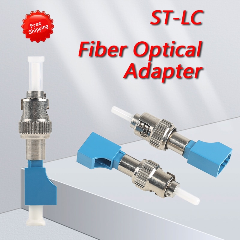 ST-LC LC-ST Fiber Adapter Adapter Flange Coupler Adapter Single Mode ST Male - LC Female