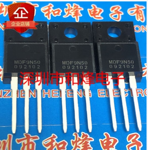 Free shipping 50PCS MDF9N50 TO-220F 500V 9A