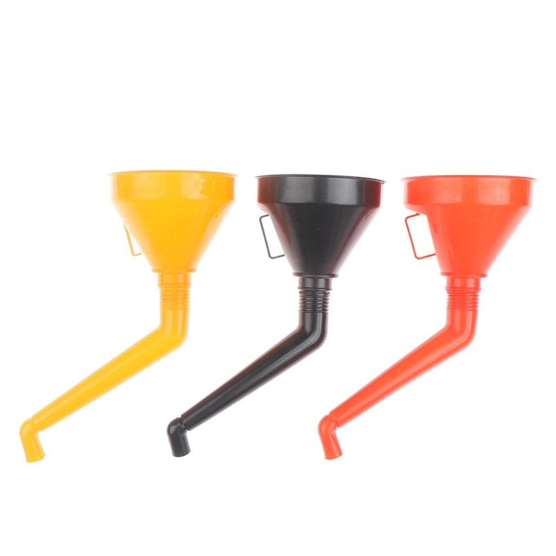 Universal Plastic Car Motorcycle Refueling Gasoline Engine Oil Funnel With Filter Fluid Change Filling Transfer Tool Automotive