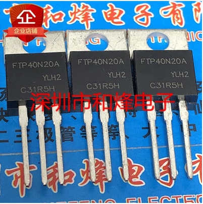 Free shipping 30PCS FTP40N20A TO-220 200V 40A
