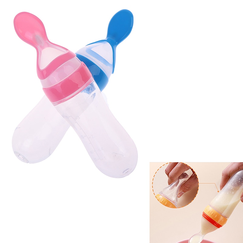 Baby Spoon Bottle Feeder Dropper Silicone Spoons For Feed Medicine Kids Toddler Utensils Children Accessories Newborn