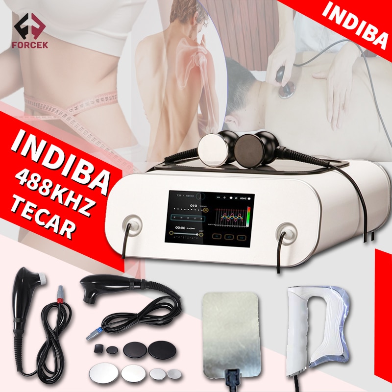 INDIBA Tecar 2023 Newest 448KHZ Cavitation Body Care System RET CET RF Slim Machine for Weight Loss Spain Technology Duty Free