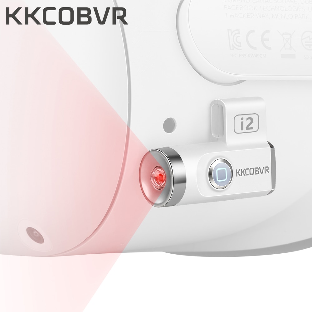 KKCOBVR I2 Indoor Ir Illuminator Infrared Light Compatible for Meta Quest 2 Body Tracking For Pico 4 Night Light Enhance Sensor