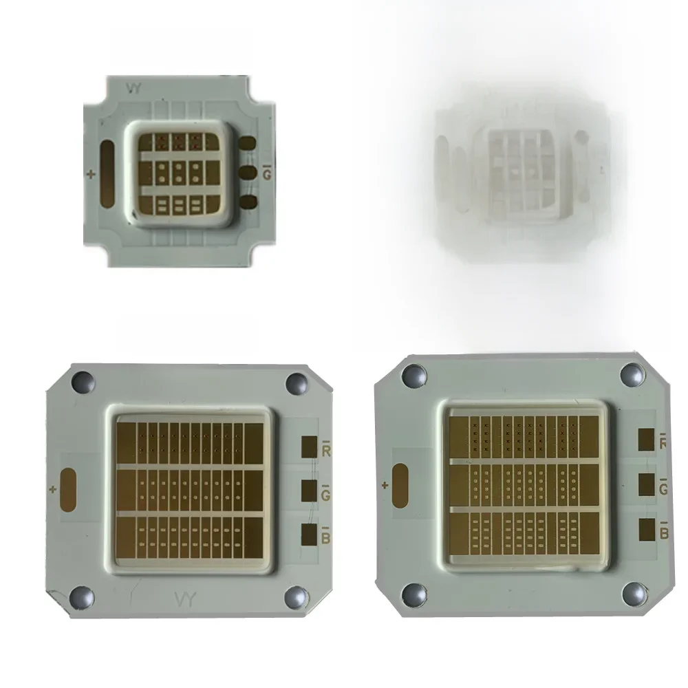 Led RGB High Power COB Flip Chip Lamp Foot Tile 10W 20W 30W 50W RGB Chip Beads Driver Blub Epistar