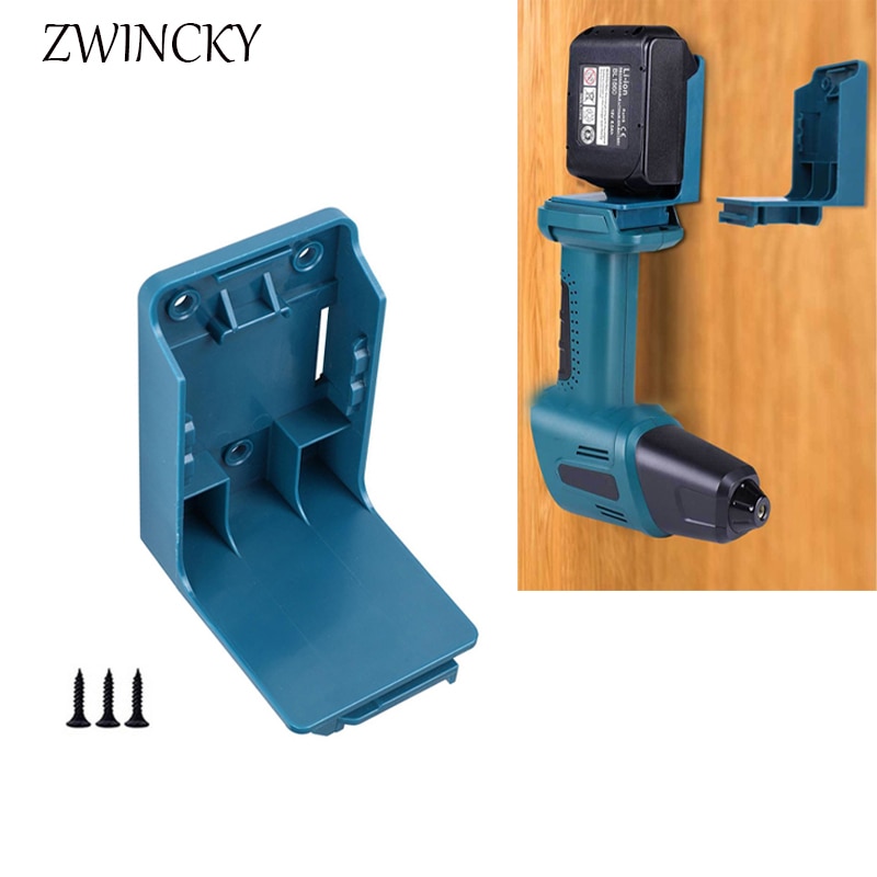 2 in 1 Battery Storage Rack & Tool Holder Battery Holder Case for Makita 18v Battery & Tool For Dewalt Milwaukee Battery