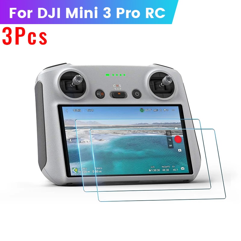 3/1Pcs HD Tempered Glass Protective Film for DJI MINI 3 PRO RC with Screen Remote Controller Screen Protector Accessories