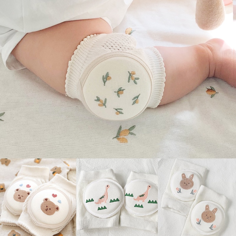 2022 Korea Baby Knee Pads Fashion Print Kids Kneepad For Crawling Toddler Baby Safety Accessories Knee Protector Socks 0-2Years