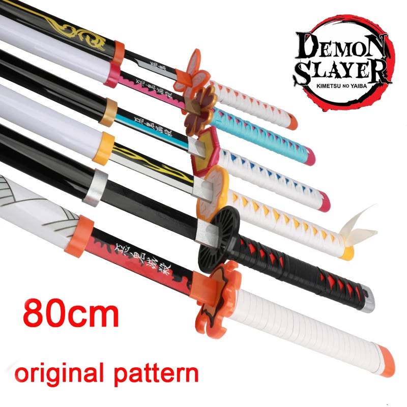 Kimetsu no Yaiba Original Anime Katana Cosplay Weapon Demon Slayer Sword Zenitsu Kyoujurou Tanjiro