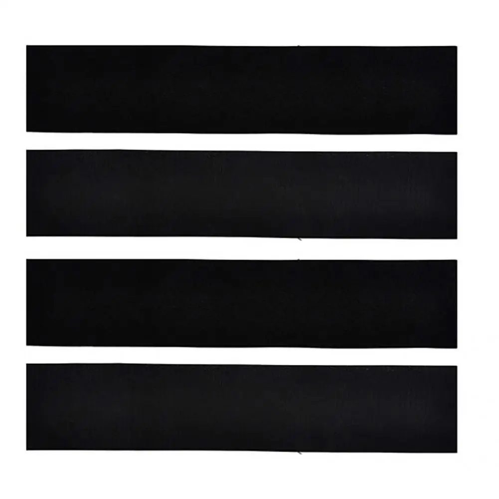 4Pcs/Set Unique Frameless License Plate Holder  Harmless Polyester Adhesive Number Plate Holder