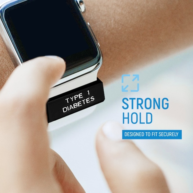 1pcs Silicone Type 1 Diabetic Medical Alert Colored Watch Sleeves Gel Diabetic Supplies