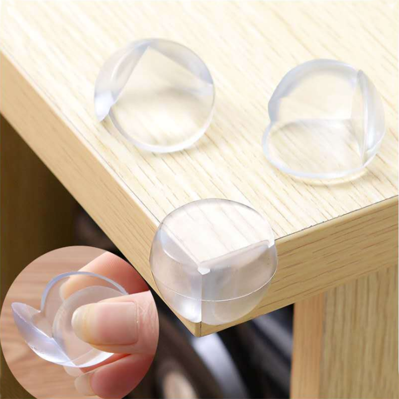 4Pcs Baby Safety Silicone Protector Table Corner Edge Protection Cover Children Anticollision Edge Child Corner Guards