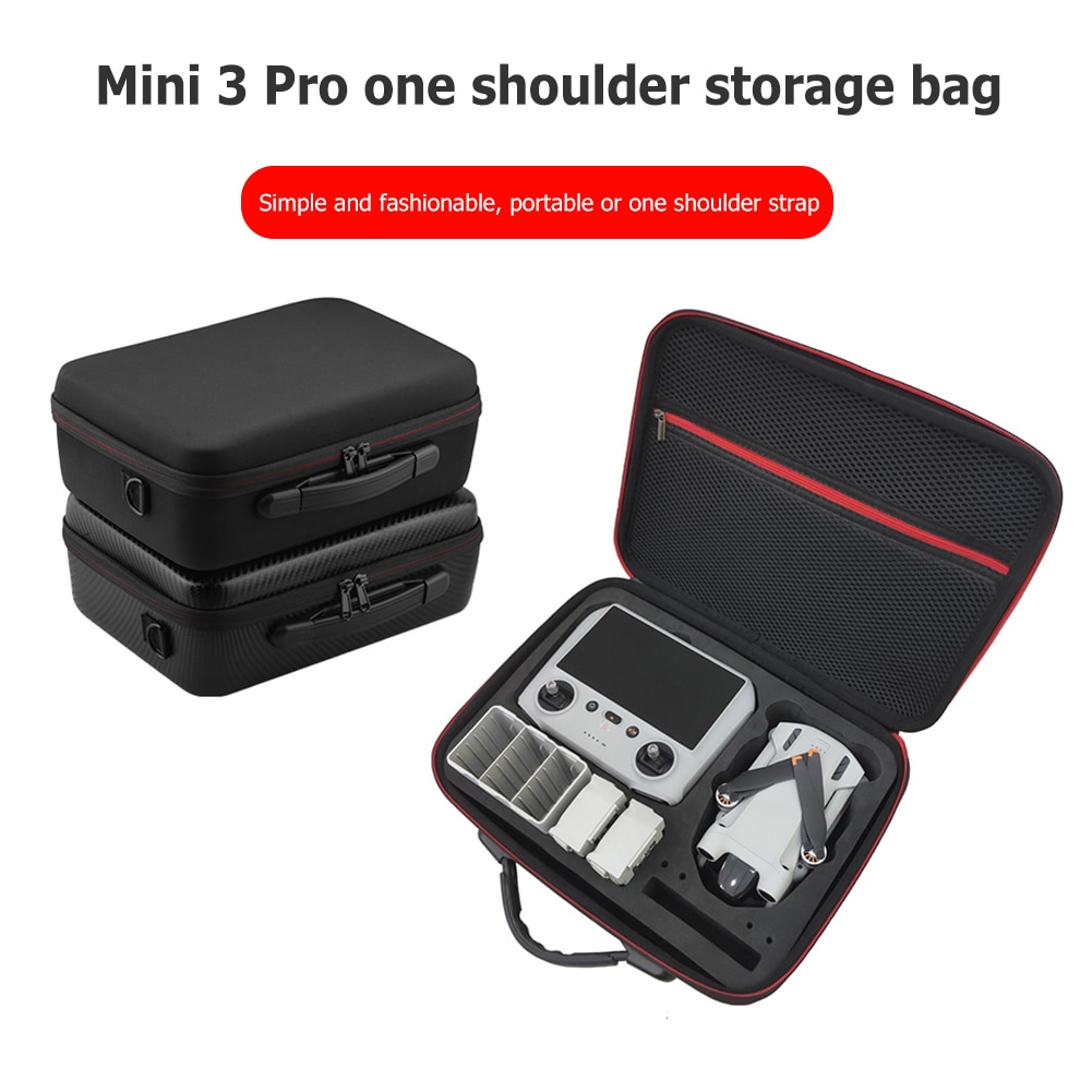 For DJI Mini 3 Pro Storage Bag Portable Drone Carrying Case Handbag for DJI MINI 3 PRO Drone Battery Remote Control Accessories