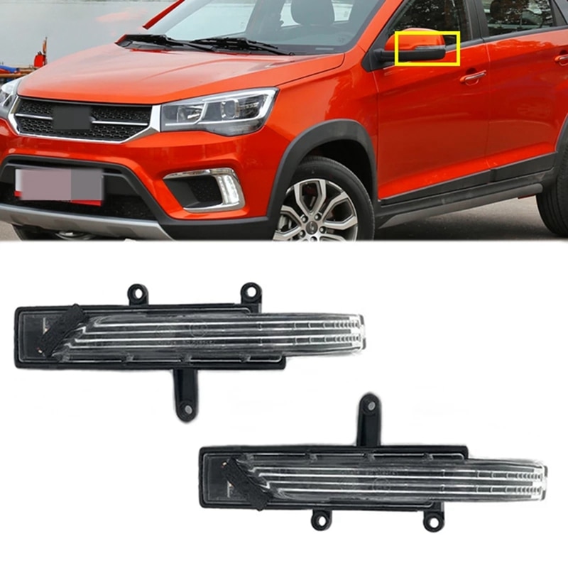 Car Rearview Side Mirror Turn Signal Indicator Light For Chery Tiggo 2/3X 2017-2020 Door Mirror Flasher Lamp