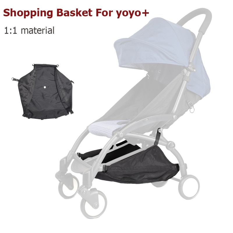 Stroller Accessories Shopping Basket For Yoyo+ Yoyo2 Under-seat Storage Bag Large Size Diaper Bag Basket 1:1 Material